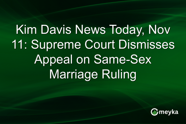 Kim Davis News Today, Nov 11: Supreme Court Dismisses Appeal on Same-Sex Marriage Ruling