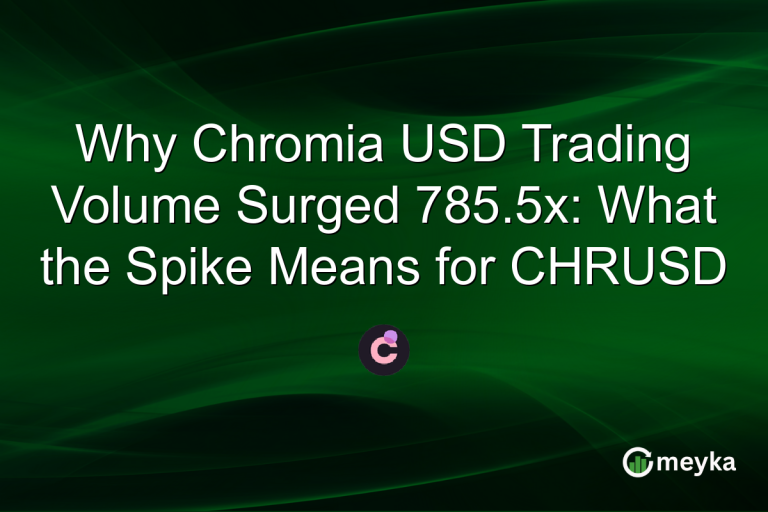 Why Chromia USD Trading Volume Surged 785.5x: What the Spike Means for CHRUSD