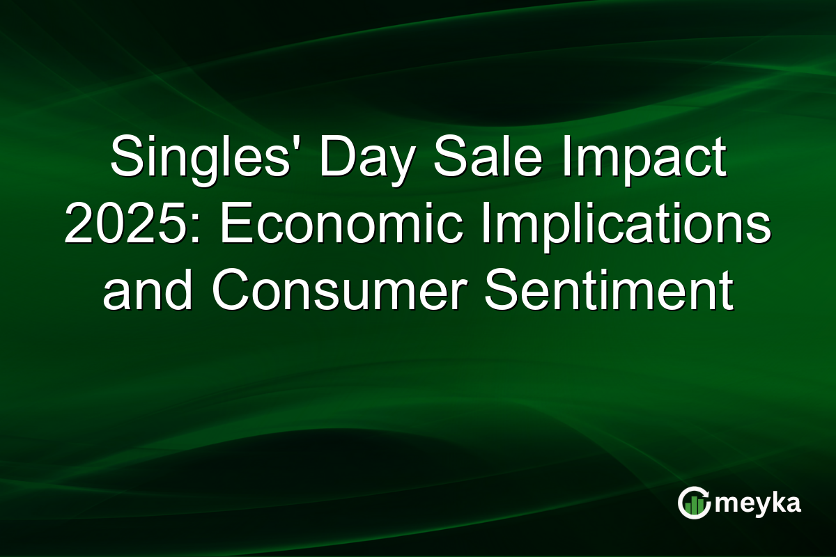 Singles' Day Sale Impact 2025: Economic Implications and Consumer Sentiment