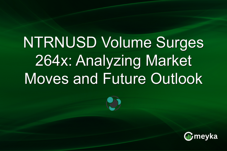 NTRNUSD Volume Surges 264x: Analyzing Market Moves and Future Outlook