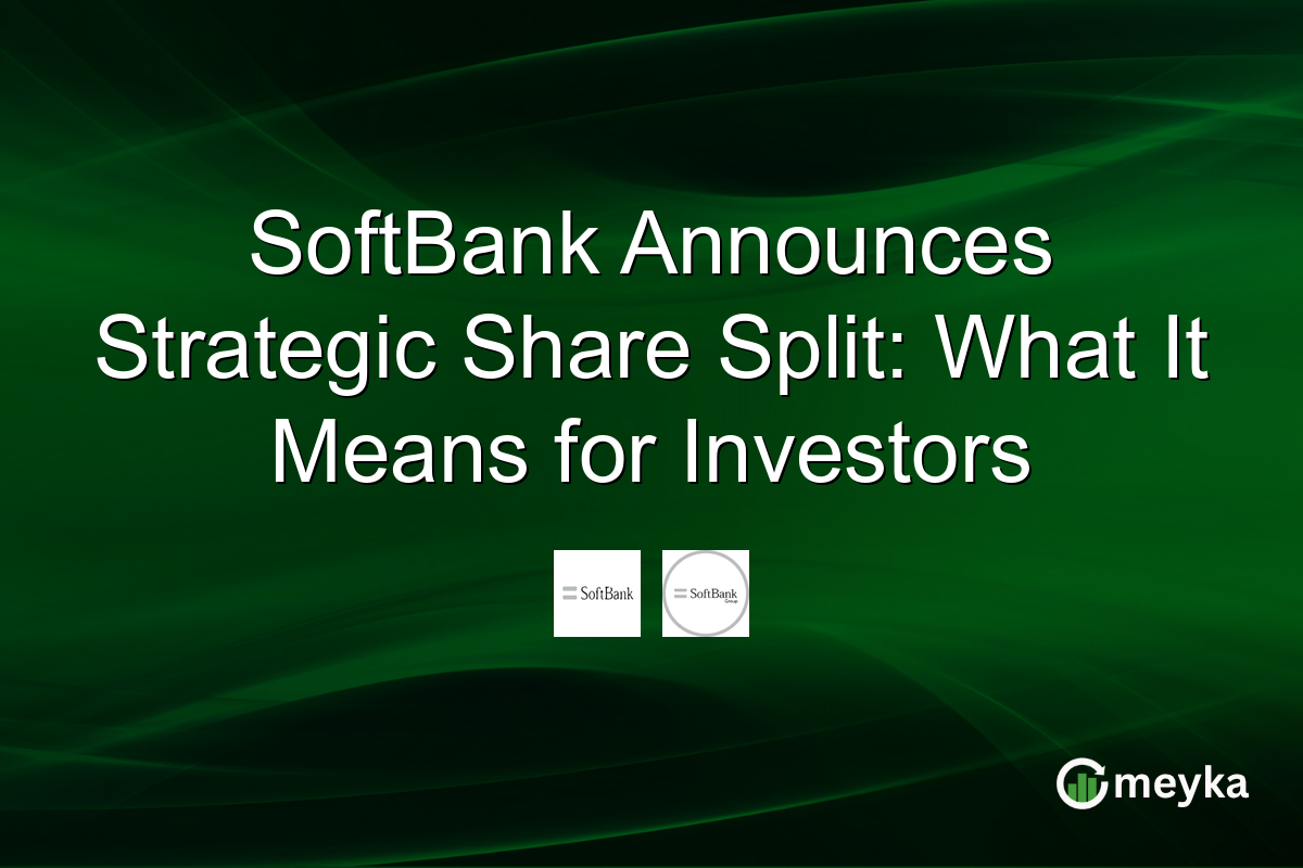 SoftBank Announces Strategic Share Split: What It Means for Investors