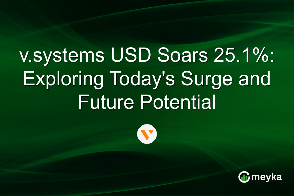 v.systems USD Soars 25.1%: Exploring Today's Surge and Future Potential