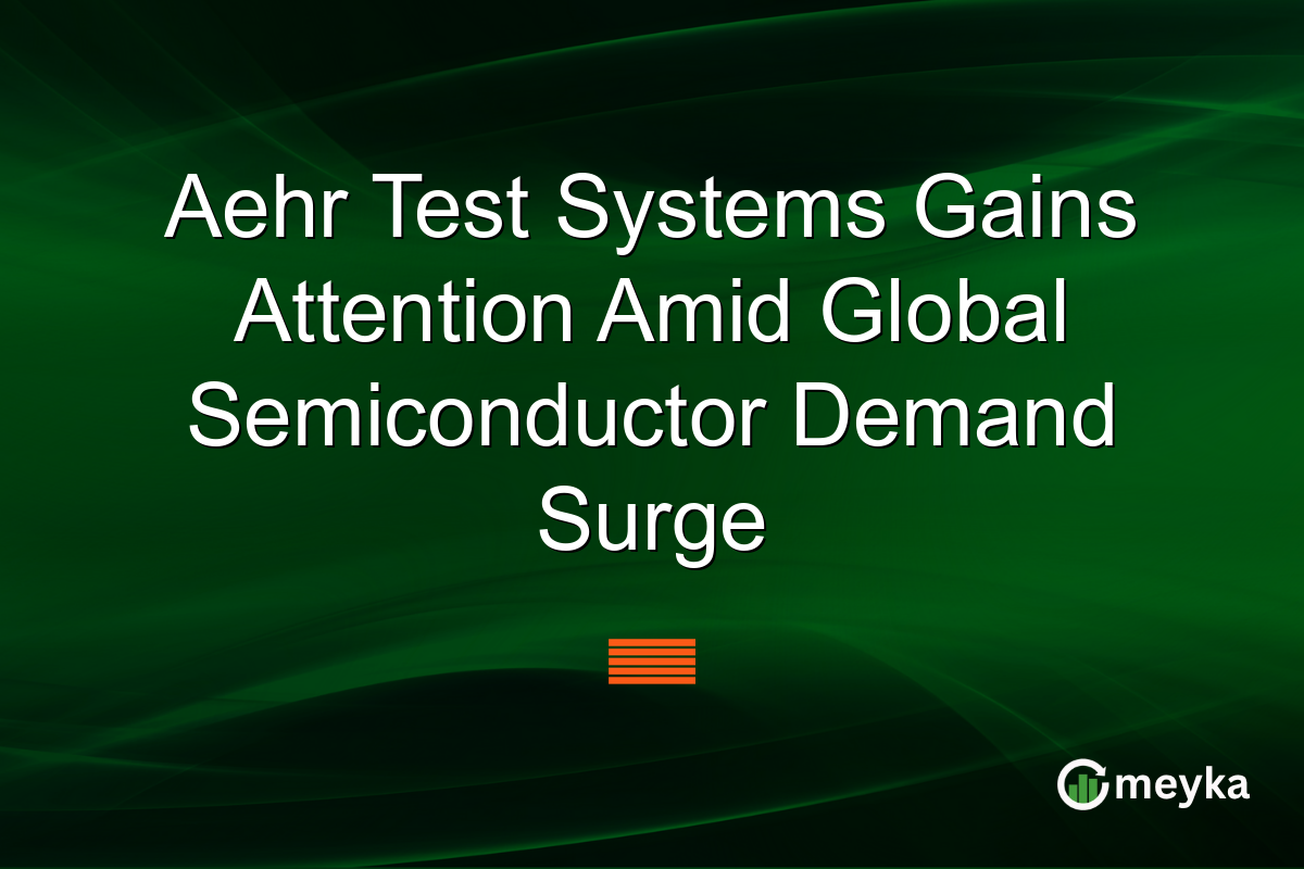Aehr Test Systems Gains Attention Amid Global Semiconductor Demand Surge
