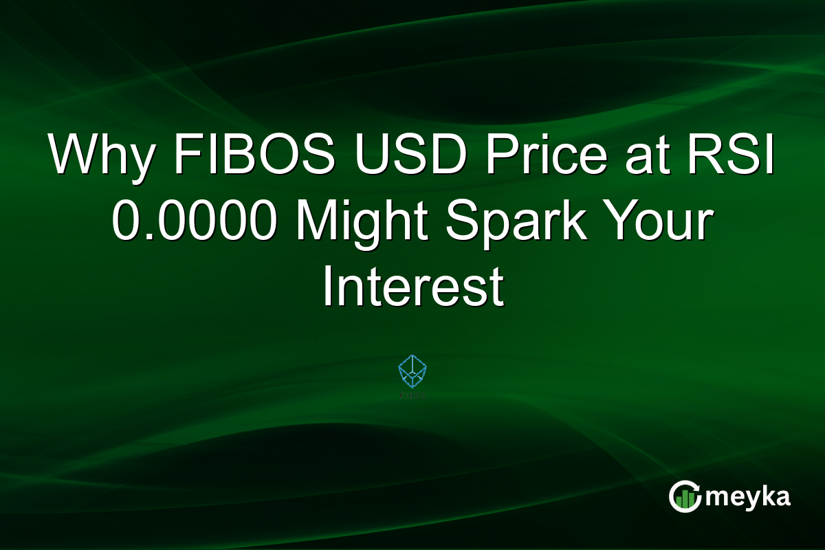 Why FIBOS USD Price at RSI 0.0000 Might Spark Your Interest