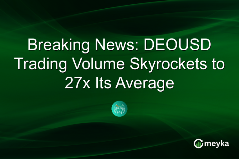 Breaking News: DEOUSD Trading Volume Skyrockets to 27x Its Average