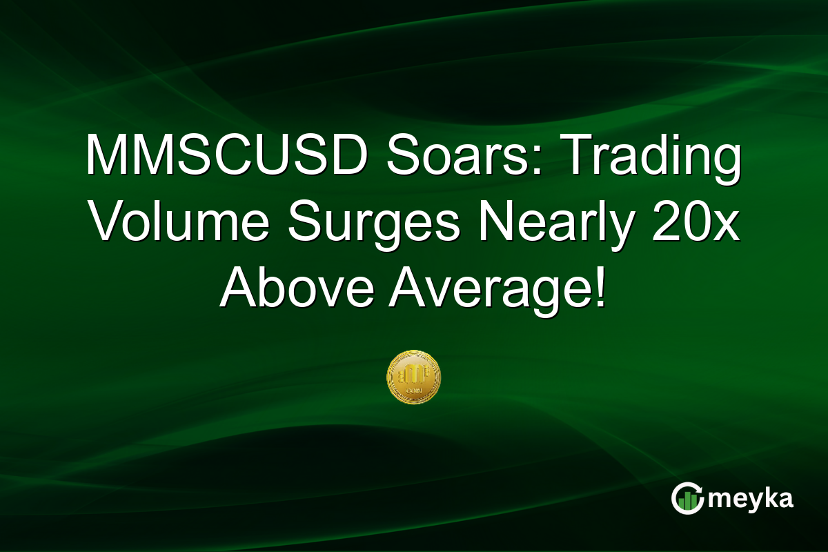 MMSCUSD Soars: Trading Volume Surges Nearly 20x Above Average!