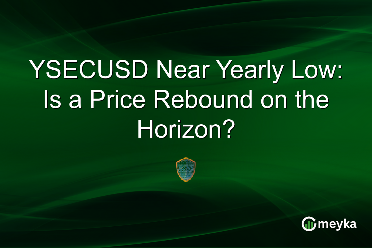 YSECUSD Near Yearly Low: Is a Price Rebound on the Horizon?