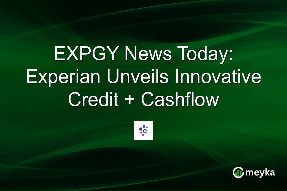EXPGY News Today: Experian Unveils Innovative Credit + Cashflow