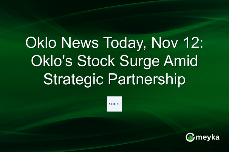 Oklo News Today, Nov 12: Oklo's Stock Surge Amid Strategic Partnership