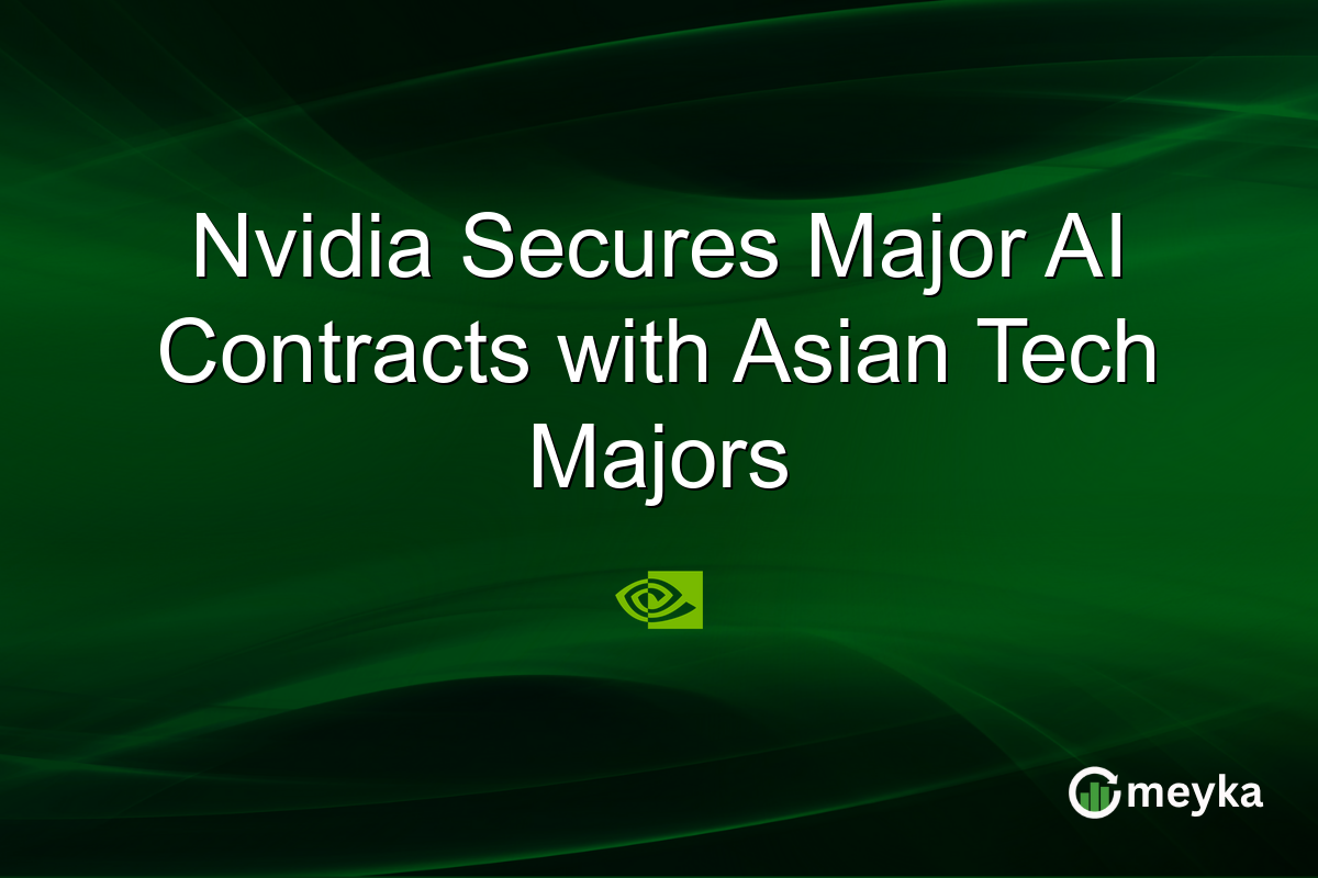 Nvidia Secures Major AI Contracts with Asian Tech Majors