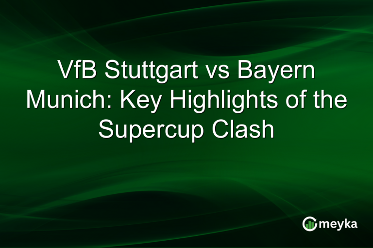 VfB Stuttgart vs Bayern Munich: Key Highlights of the Supercup Clash