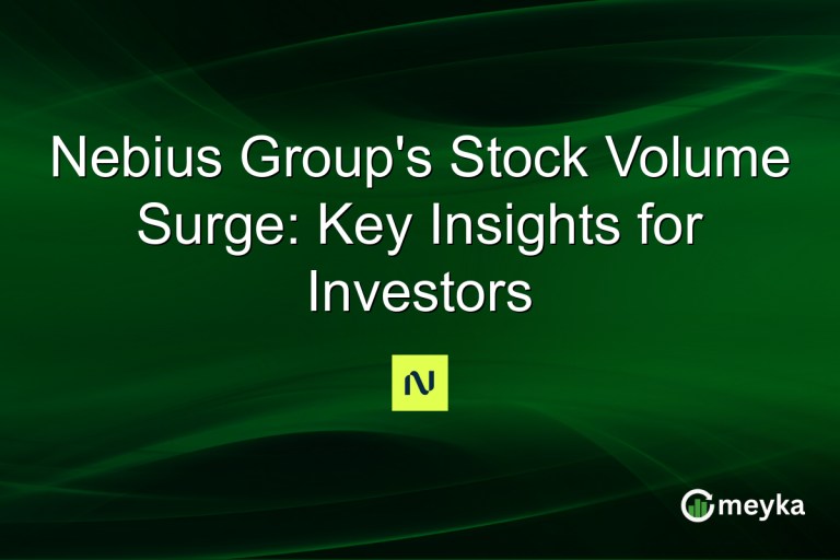 Nebius Group's Stock Volume Surge: Key Insights for Investors