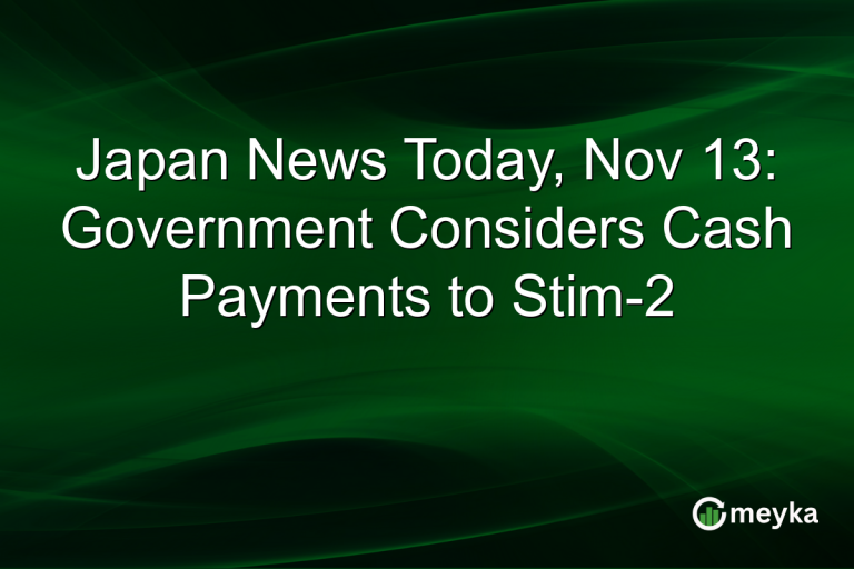 Japan News Today, Nov 13: Government Considers Cash Payments to Stim-2