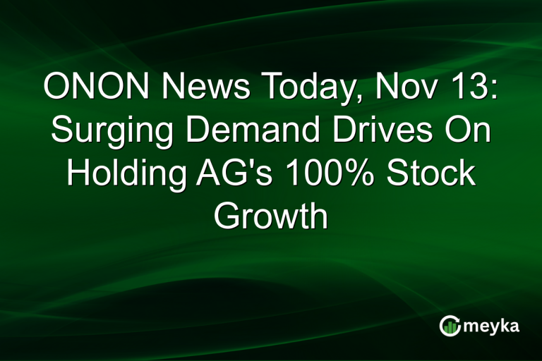 ONON News Today, Nov 13: Surging Demand Drives On Holding AG's 100% Stock Growth