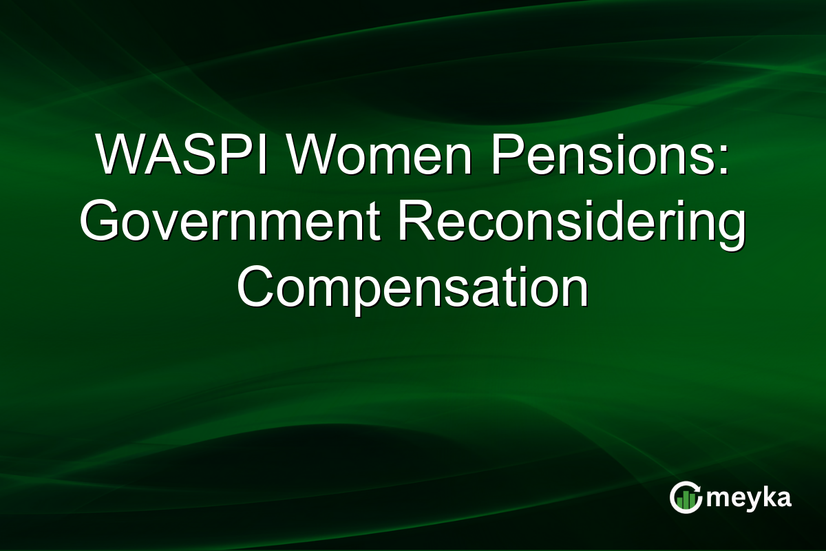 WASPI Women Pensions: Government Reconsidering Compensation