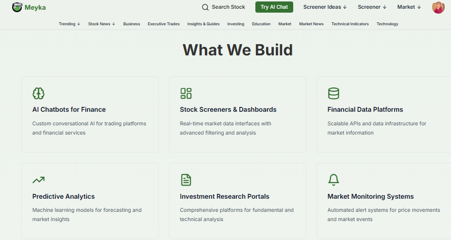Meyka Offers Enterprise AI Financial Transfromation