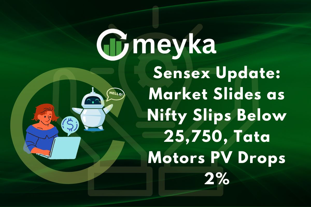 Sensex Update Market Slides as Nifty Slips Below 25,750, Tata Motors PV Drops 2%