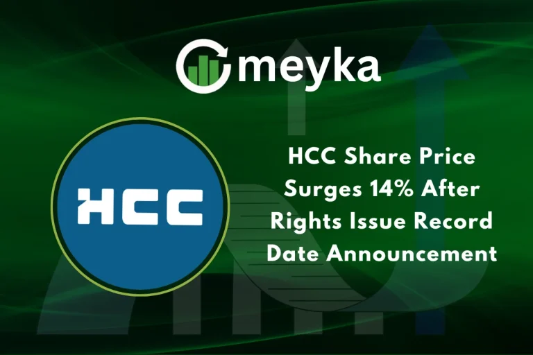 HCC Share Price Surges 14% After Rights Issue Record Date Announcement