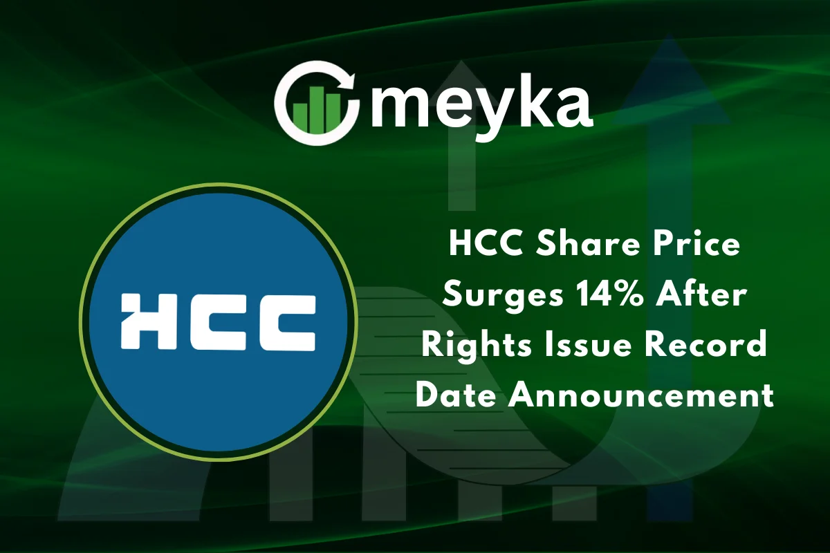 HCC Share Price Surges 14% After Rights Issue Record Date Announcement