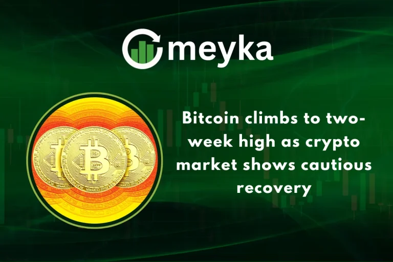 Bitcoin climbs to two-week high as crypto market shows cautious recovery