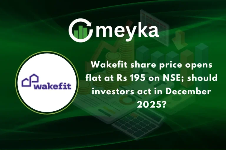 wakefit share price