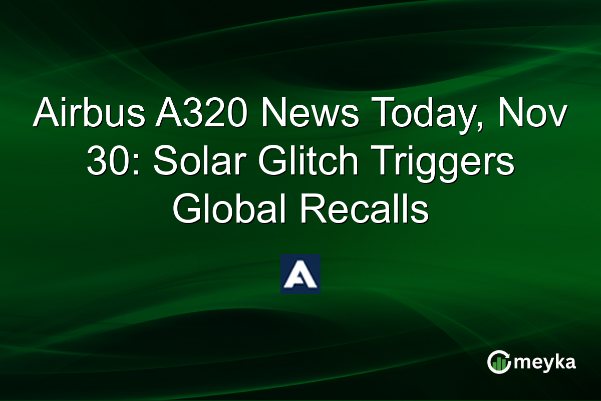 Airbus A320 News Today, Nov 30: Solar Glitch Triggers Global Recalls