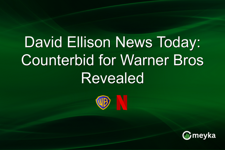 David Ellison News Today: Counterbid for Warner Bros Revealed