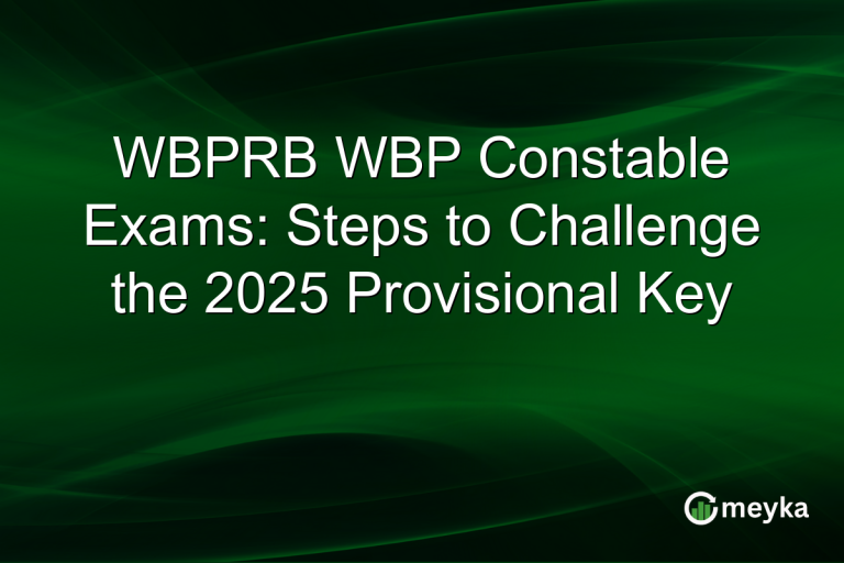 WBPRB WBP Constable Exams: Steps to Challenge the 2025 Provisional Key