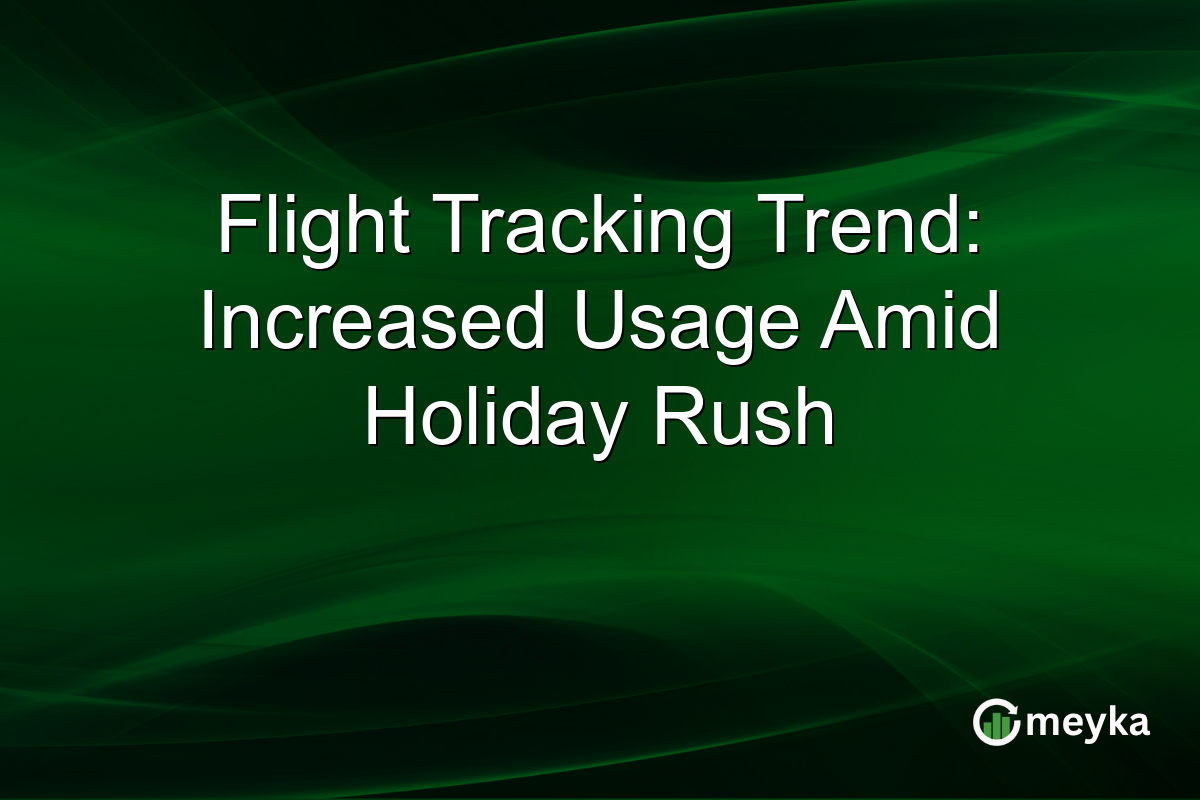 Flight Tracking Trend: Increased Usage Amid Holiday Rush