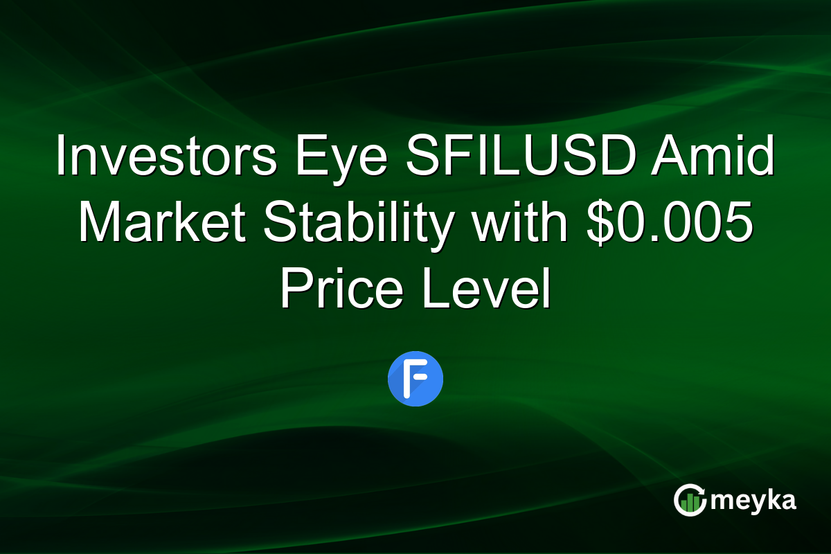 Investors Eye SFILUSD Amid Market Stability with $0.005 Price Level