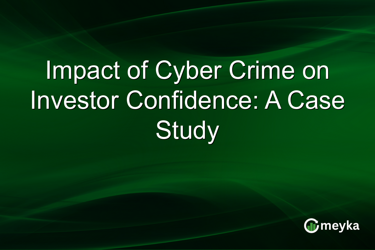 Impact of Cyber Crime on Investor Confidence: A Case Study