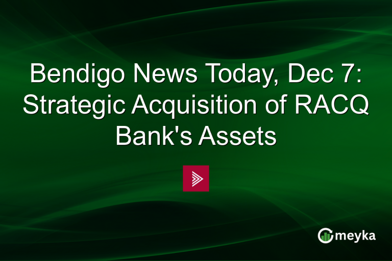 Bendigo News Today, Dec 7: Strategic Acquisition of RACQ Bank's Assets
