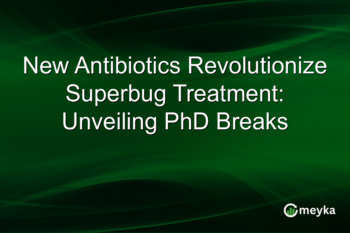 New Antibiotics Revolutionize Superbug Treatment: Unveiling PhD Breaks