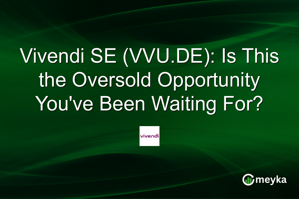 Vivendi SE (VVU.DE): Is This the Oversold Opportunity You've Been Waiting For?