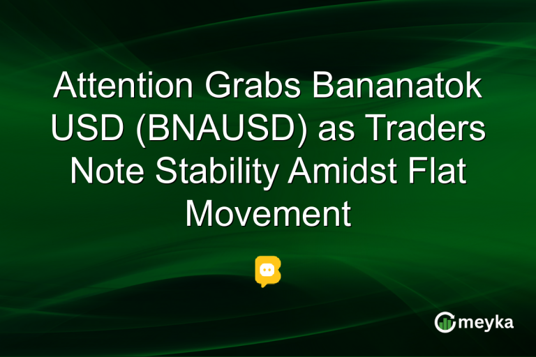 Attention Grabs Bananatok USD (BNAUSD) as Traders Note Stability Amidst Flat Movement