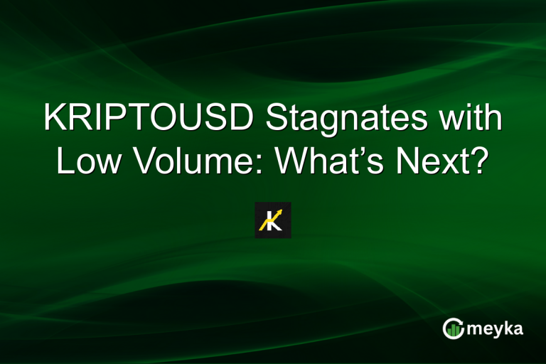 KRIPTOUSD Stagnates with Low Volume: What’s Next?
