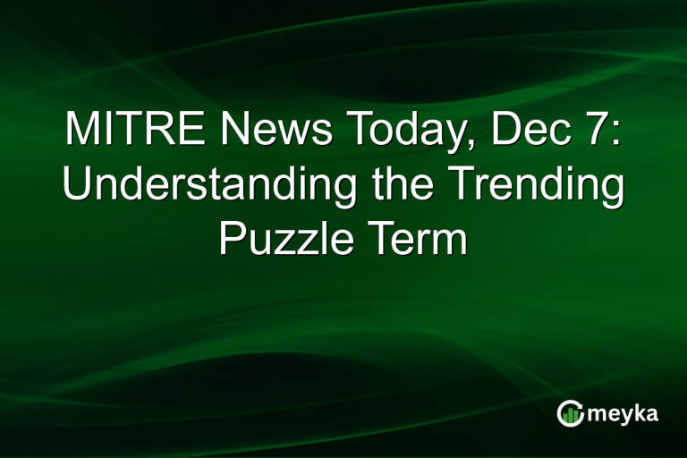 MITRE News Today, Dec 7: Understanding the Trending Puzzle Term