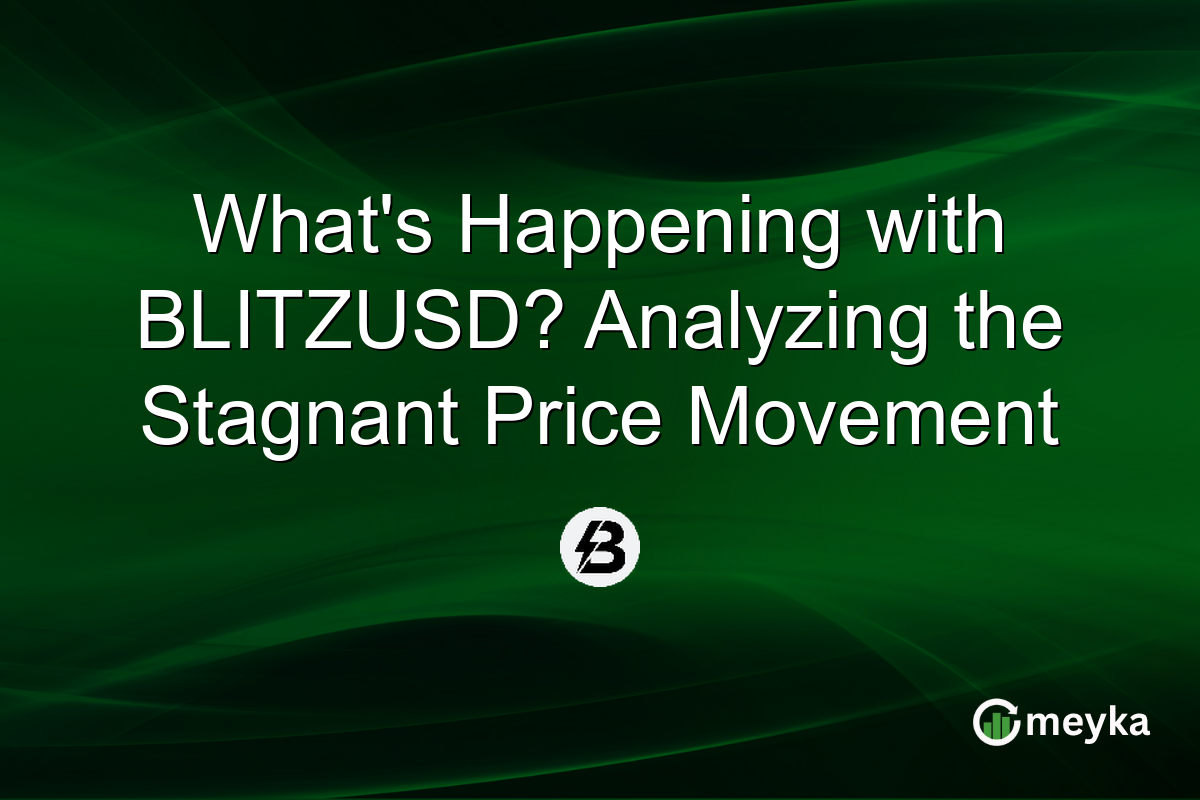 What's Happening with BLITZUSD? Analyzing the Stagnant Price Movement