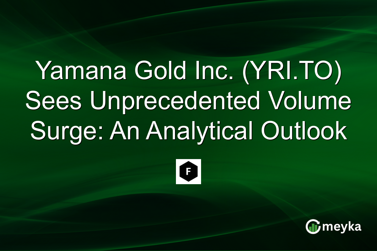 Yamana Gold Inc. (YRI.TO) Sees Unprecedented Volume Surge: An Analytical Outlook
