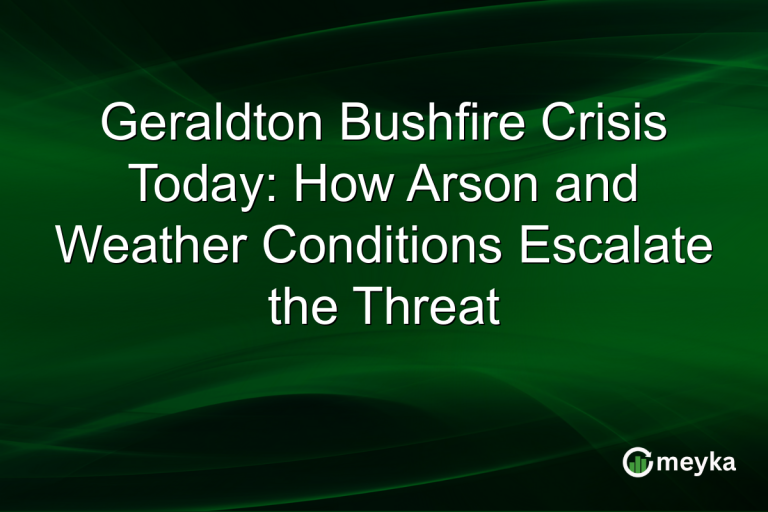 Geraldton Bushfire Crisis Today: How Arson and Weather Conditions Escalate the Threat