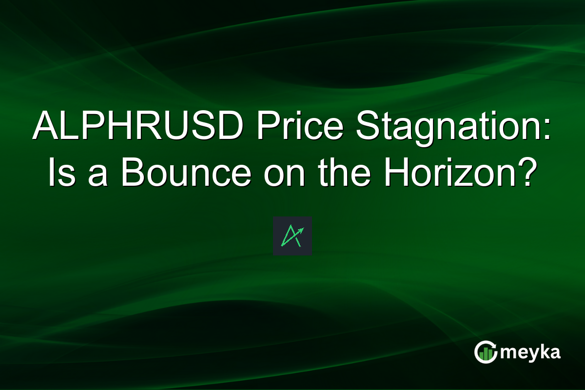 ALPHRUSD Price Stagnation: Is a Bounce on the Horizon?