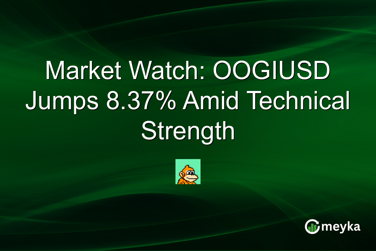 Market Watch: OOGIUSD Jumps 8.37% Amid Technical Strength