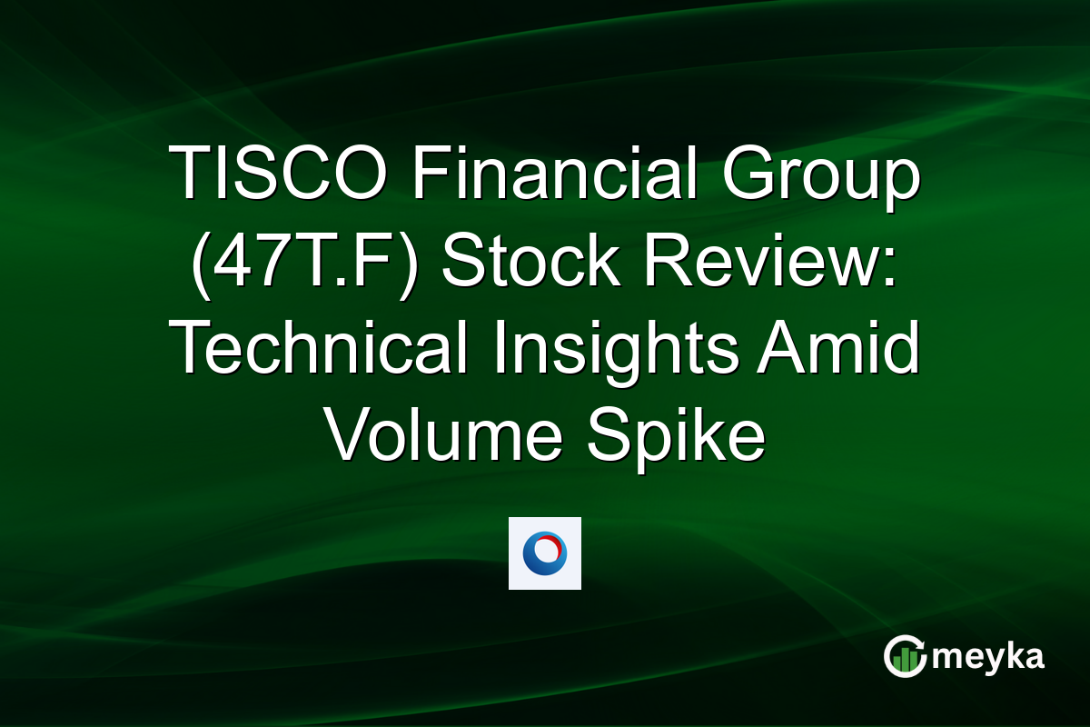 TISCO Financial Group (47T.F) Stock Review: Technical Insights Amid Volume Spike