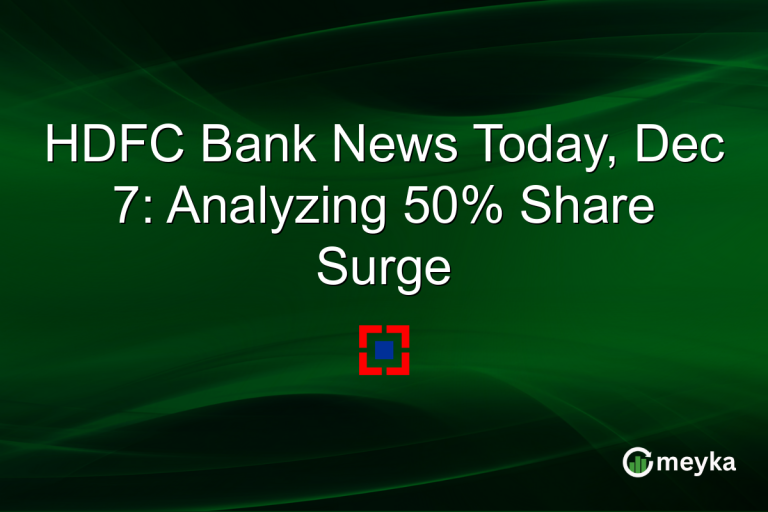 HDFC Bank News Today, Dec 7: Analyzing 50% Share Surge