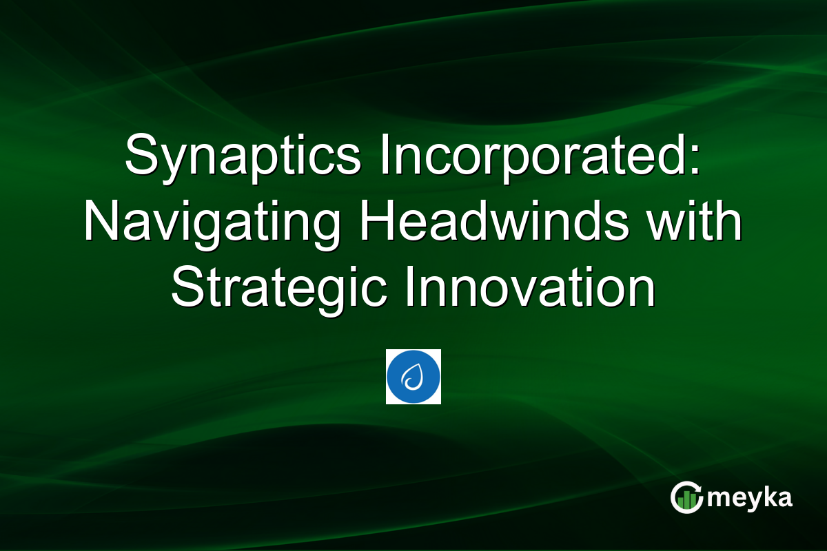 Synaptics Incorporated: Navigating Headwinds with Strategic Innovation