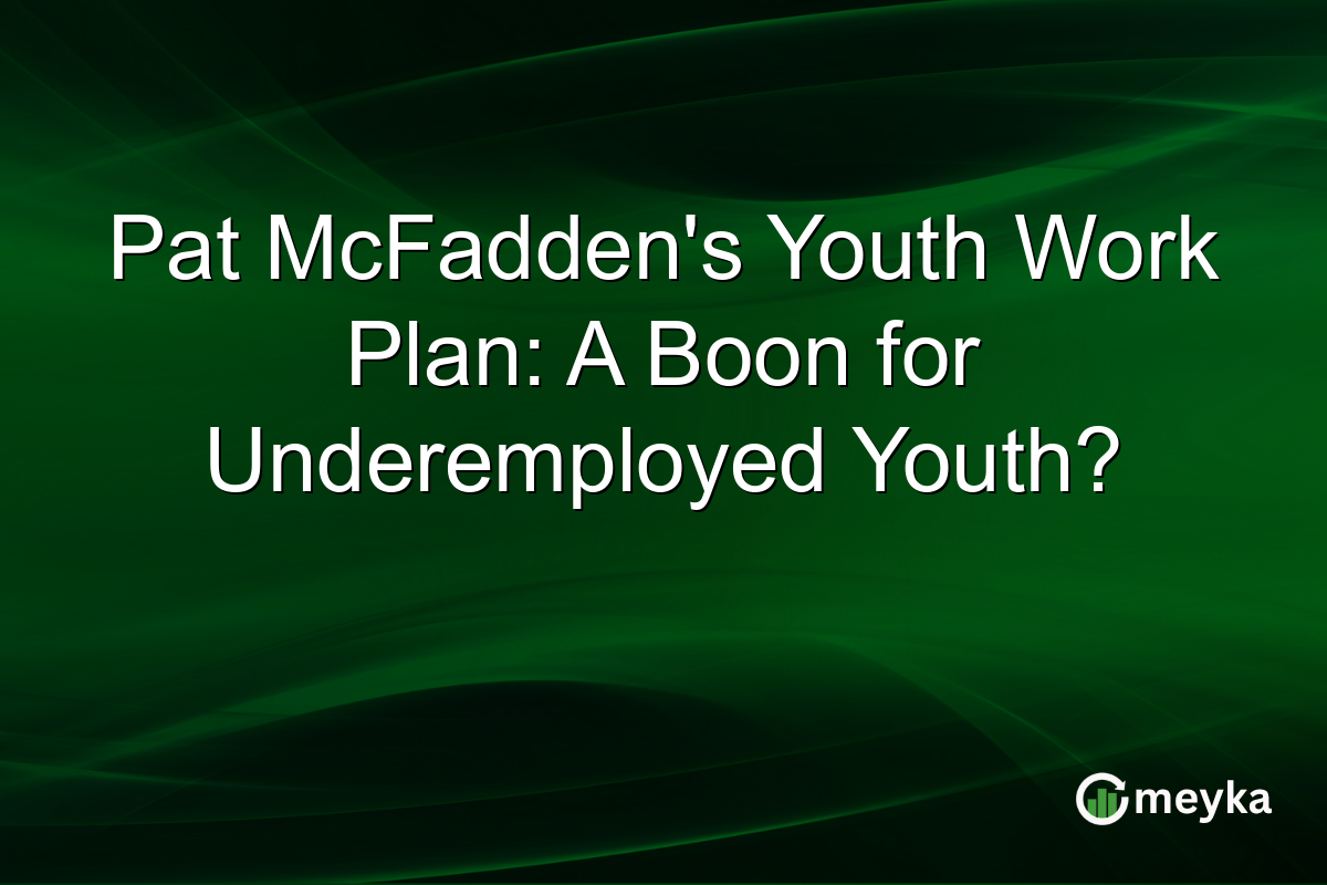 Pat McFadden's Youth Work Plan: A Boon for Underemployed Youth?