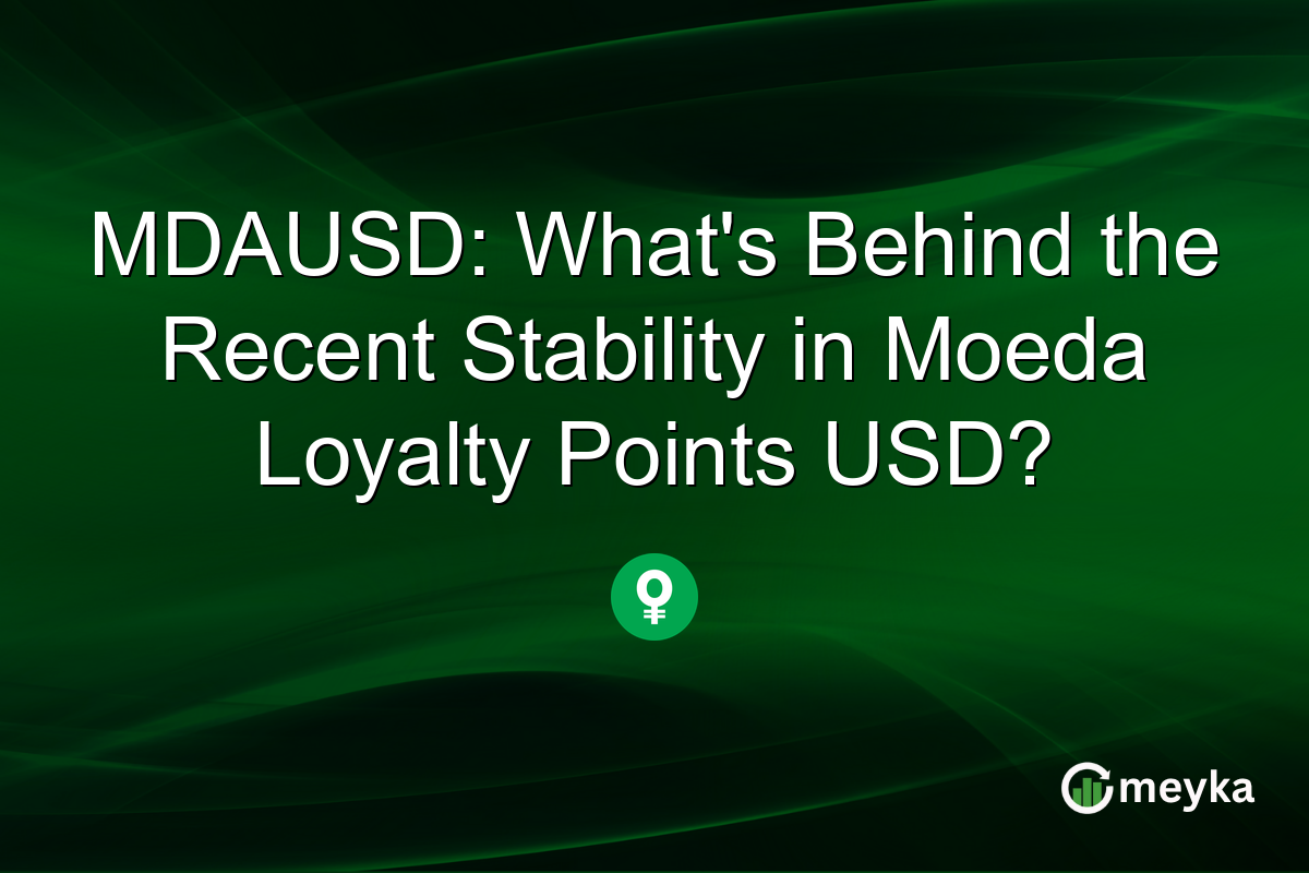 MDAUSD: What's Behind the Recent Stability in Moeda Loyalty Points USD?