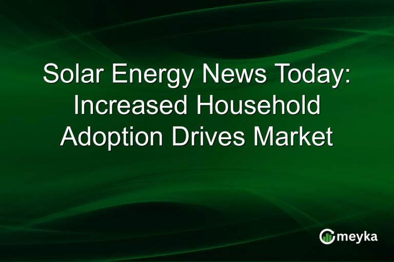 Solar Energy News Today: Increased Household Adoption Drives Market