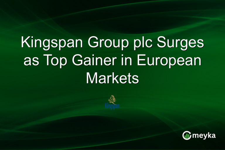 Kingspan Group plc Surges as Top Gainer in European Markets