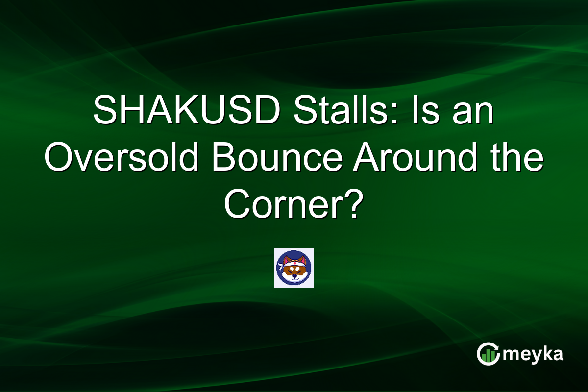 SHAKUSD Stalls: Is an Oversold Bounce Around the Corner?